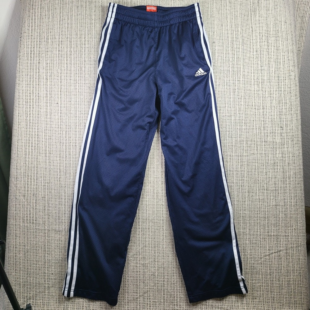 Adidas Basketball Pants Mens Small Climalite NBA Mesh Athletic Training Warm Up